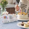 Colorful packaged birthday candles, children's party decoration candle sets details Picture